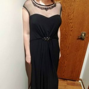 Long black formal dress